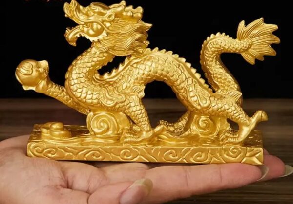 Consecrated 開光 Golden Dragon