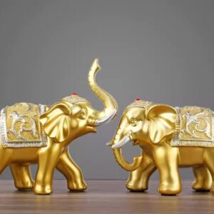 Consecrated 開光 Golden Elephants